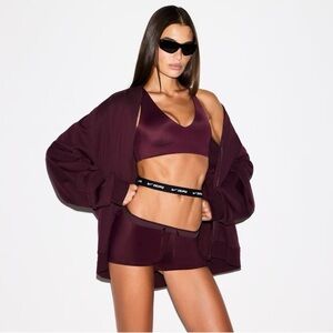 SKIMS Deep Burgundy jacket